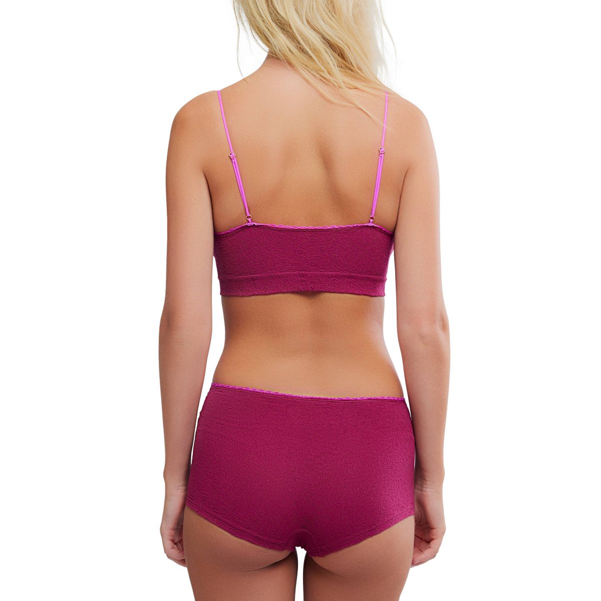 intimately fp Women's Seamless Lace Longline Bralette - thumbnail 3