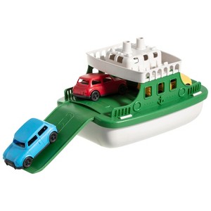 Boat Bath Toy Set for Toddlers, Carry Ship & 4 Mini Cars – Fun Water Toys for Bath, Pool, Beach Play, Safe & Non-Toxic Ferry Boat Toy - 1 of 4