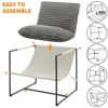 COZONY 31" Modern Accent Chair, Linen Upholstery, High-Density Foam, Sturdy Metal Frame, Easy Assembly, Living Room, Bedroom, Home Office - 3 of 4
