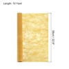 Unique Bargains Flower Wrapping Paper 30ft Floral Bouquet Waterproof Packaging Cotton for Wedding Party Yellow - 2 of 4