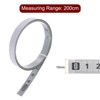 Unique Bargains Steel Metric Left to Right Read Self Adhesive Workbench Tape Measure - 2 of 4