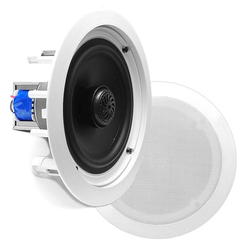 Pyle Home 6.5 Inch 250W 2 Way In Wall In Ceiling Stereo Speaker, Pair | PDIC60T, 5 of 7