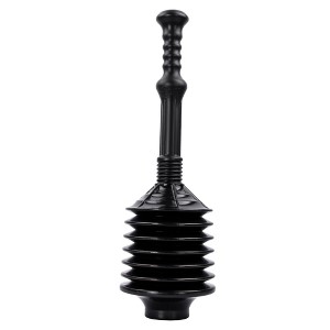 Bellows Accordion Toilet Plunger (Black) by Utility Sink : Target
