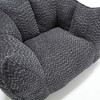 CAVINAS Chenille Fabric Bean Bag Chair,Lazy Sofa Chair with Armrest and High-Resilience Foam,Lounge Chair for Living Room - 4 of 4