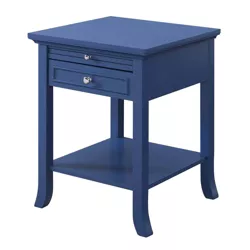 American Heritage Logan End Table with Drawer and Slide - Johar Furniture 