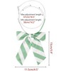 Elerevyo Women's Stylish Adjustable Elastic Band Pre-tied Stripes Bow Ties - 2 of 4