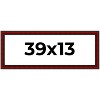 PosterPalooza | Panoramic Weathered Red Picture Frame - UV Acrylic, Foam Board Backing, Hanging Hardware - 2 of 4