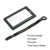 Unique Bargains PVC Adjustable Strap Backpack Travel ID Luggage Tag 2 Pcs - 3 of 4