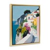 Stupell Industries Italian Coast Walkway Floating Frame Canvas Art - 2 of 4