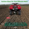 Drag Harrow Driveway Grader, Heavy Duty Power Rake with 6 FT Chain, Tow Behind Lawn Rake for ATV, UTV, Tractor, Mower, Land Leveler for Gravel - 3 of 4