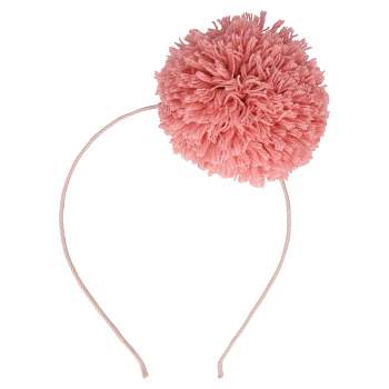 Meri Meri Pink Pompom Headband (Pack of 1)