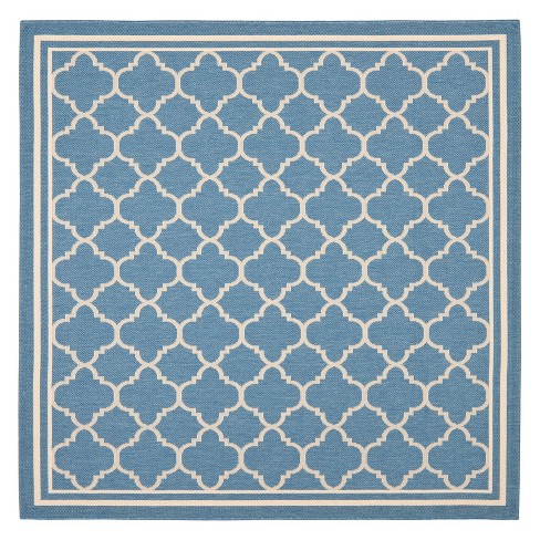 2'7 X 5' Santorini Outdoor Rug Black/bone - Safavieh : Target