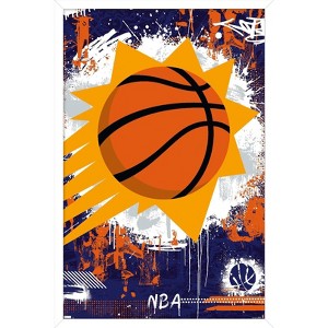 Trends International NBA Phoenix Suns - Maximalist Logo 23 Framed Wall Poster Prints - 1 of 4