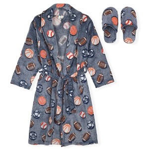 Sleep On It Boys Plush Fleece Robe - 1 of 4