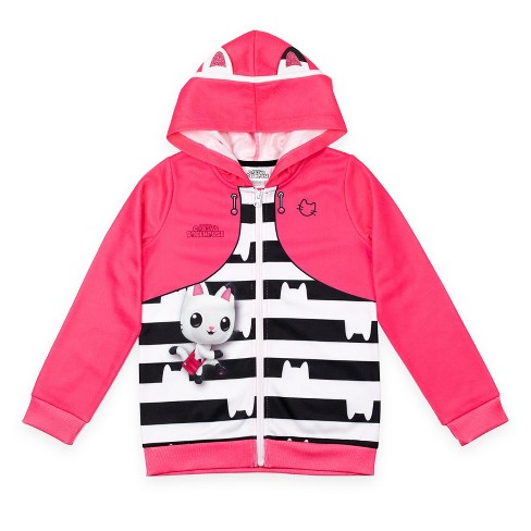 Hello Kitty Little Girls' Fleece Hoodie Jacket 2T Pink/White : :  Fashion