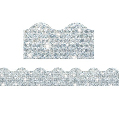 Trend Silver Sparkle Terrific Trimmers, 32.5 ft (Pack of 6)