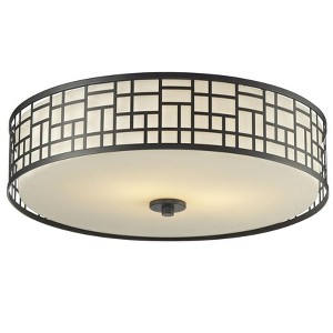 Z-Lite Elea 3 - Light Flush Mount in  Bronze - 1 of 1