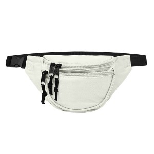 Dalix Fanny Pack w/ 3 Pockets Traveling Concealment Pouch Airport Money Bag - 1 of 4