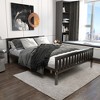 Costway Queen Wood Platform Bed with Headboard and Footboard Mattress Foundation - 3 of 4