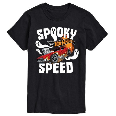 Men's Hot Wheels Halloween Short Sleeve Graphic T-Shirt - Black - Small