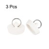 Unique Bargains Rubber Durable Hanging Ring Kitchen Drain Stopper 3 Pcs - 3 of 4