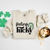 Simply Sage Market Women's Graphic Sweatshirt Feeling Lucky Rainbow - 3 of 3