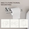 YAWWALK Round 4-Piece Bathroom Hardware Set with Towel Hook, Toilet Paper Holder, and Towel Bar - 4 of 4