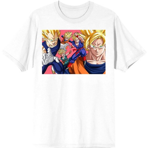 Dragon Ball Z Anime Cartoon Characters Mens Black Graphic Tee : Target