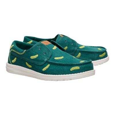 HEYDUDE Men Wally Cru Embroidered , Green/Multi, M11 — фото 4