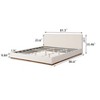 Christopher Knight Home Phyllis Modern Minimalist Boucle Upholstered Wood Platform Bed - 3 of 4