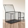 Feandrea Heavy-Duty Dog Crate, Metal Dog Kennel and Cage with Removable Tray, XL for Medium and Large Dogs, Black - 4 of 4