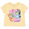 Bluey Girls T-Shirt and Mesh Shorts Outfit Set Toddler - 3 of 4