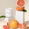 Sweet Water Decor Pink Grapefruit 11oz White Jar with Wood Lid - 3 of 3