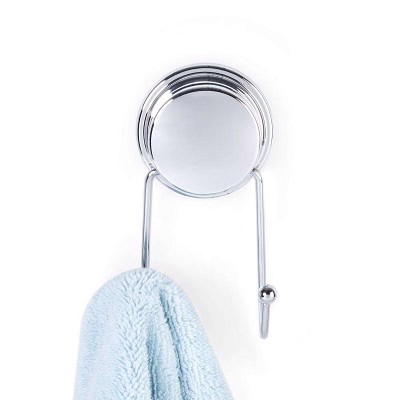 Chrome Silver Double Robe Hook with Waterproof Tape