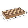 GSE 15"x15" Wooden Folding Chess Set with Magnetic Chess  Pieces - image 4 of 4