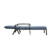Akoasm Aluminium Cast Outdoor Lounge Chair with Adjustable Backrest-Blue - 2 of 4