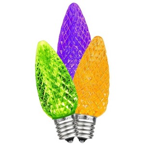 Novelty Lights C9 LED Faceted Christmas Replacement Bulbs Dimmable - 1 of 4