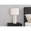 Monarch Specialties Lighting 28inchH Table Lamp Cream Resin Ivory / Cream Shade Transitional - 3 of 4