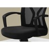 NicBex Mesh Mid-Back Adjustable Height Ergonomic Home Office Chair with Black Metal Base and Wheels for Work Study - 4 of 4