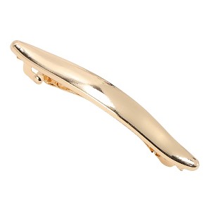 Unique Bargains Grace Polished Wave Hair Barrettes 1 Pc - 1 of 4