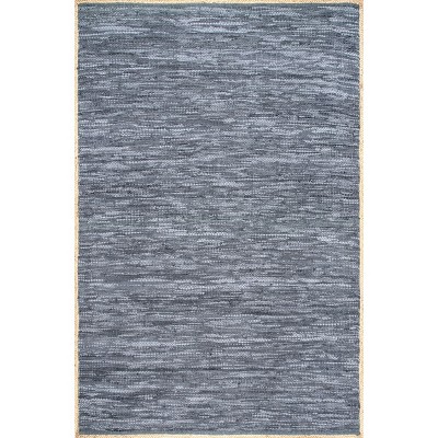 Nuloom Sabby Hand Woven Leather Flatweave Indoor Area Rug