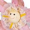 Northlight Spring Floral Sitting Sunflower Girl Decorative Figure - 15.5" - Pink and Green - 3 of 4