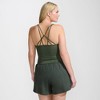 Lands' End Women's Tugless Strappy X-Back Romper Swimsuit - 2 of 4