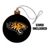 Towson University Tigers Logo Wood Christmas Tree Holiday Ornament - 2 of 4