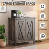 Garvee Buffet Sideboard with 2 Doors and Adjustable Shelf, Storage Cabinet for Dining Room, Living Room, and Kitchen Furniture - 3 of 4