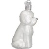 Old World Christmas Blown Glass Ornament for Christmas Tree, Bichon Frise - 4 of 4