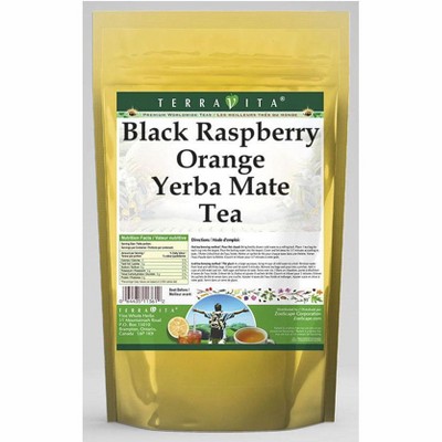 TerraVita Black Raspberry Orange Yerba Mate Tea (50 tea bags, ZIN: 563499, 1-Pack)