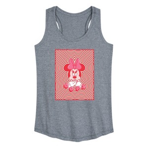Women's - Disney - Minnie Oops Graphic Racerback Tank - 1 of 4
