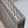 Ovios Tampa 5pc Wicker Outdoor Patio Furniture Conversation Sofa Set with Cushions - 4 of 4