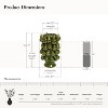 LuxenHome Green Ceramic Modern Pears 12.4-Inch Tall Vase - 3 of 4